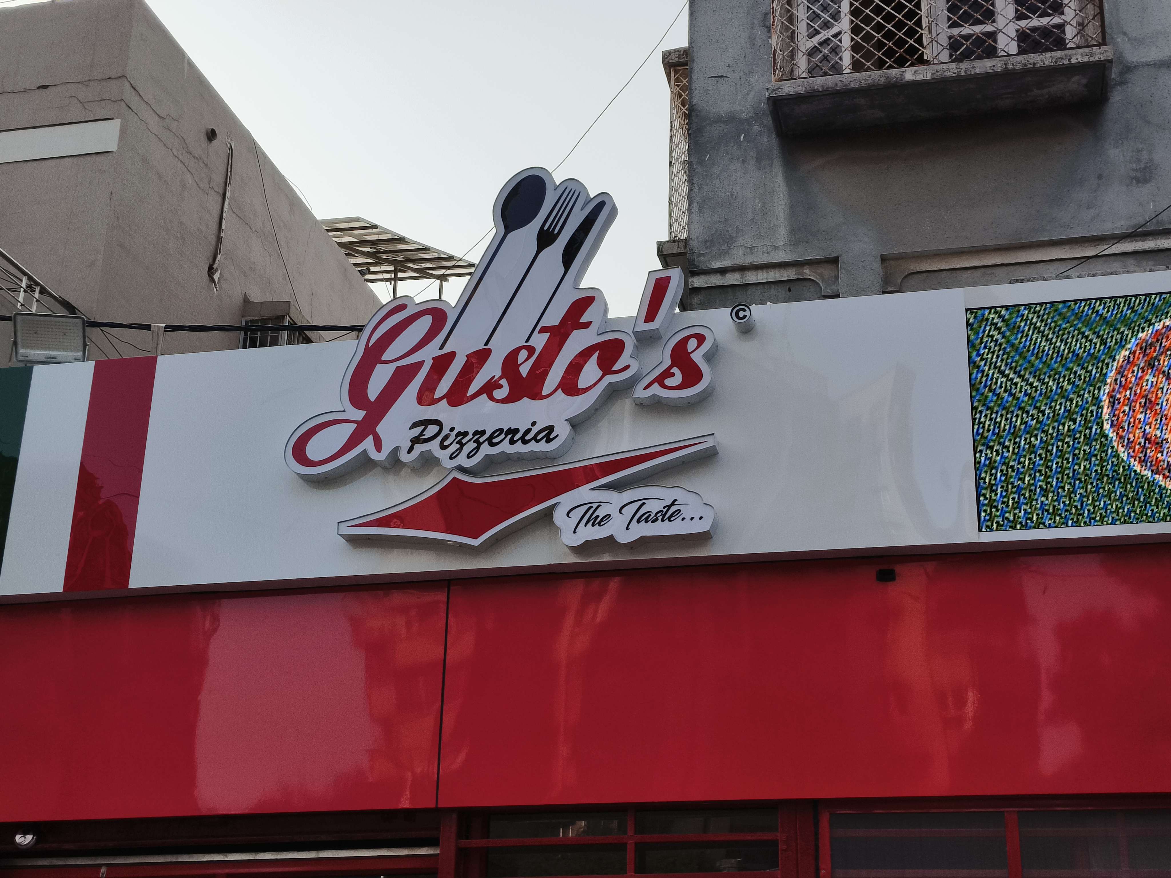 LED display installation